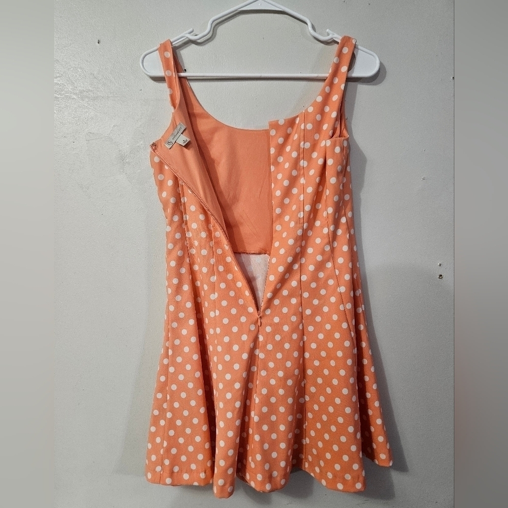 Est. 1962 Coral Polka Dot Dress! - Picture 4 of 6